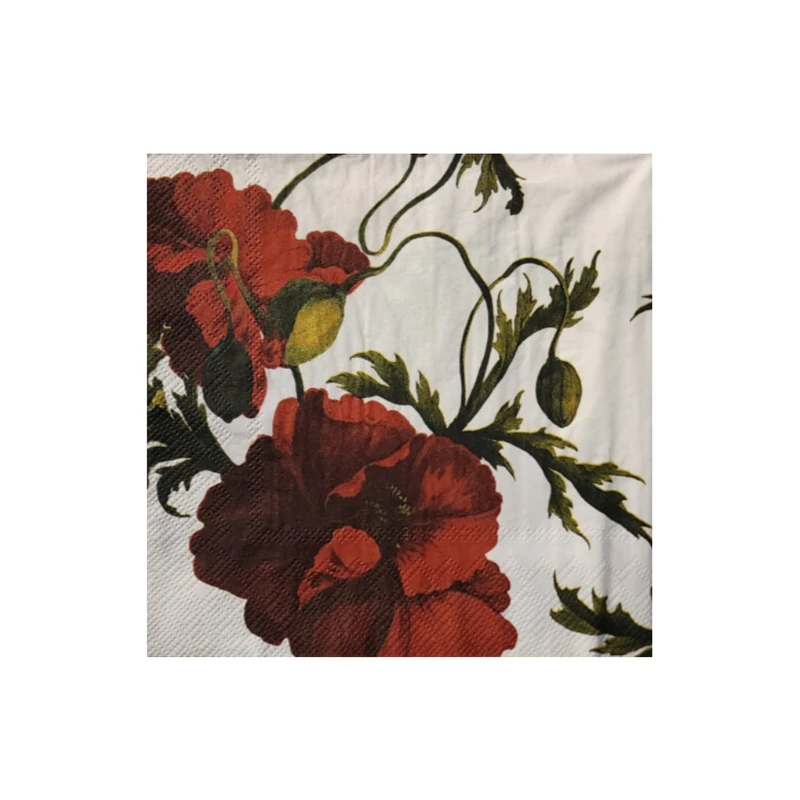 دستمال سفره آی اچ آر مدل بهار بسته 20 عددی