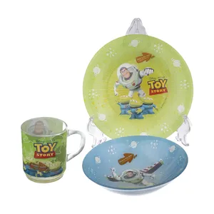  ظرف غذا 3 تکه کودک لومینارک مدل توی استوری