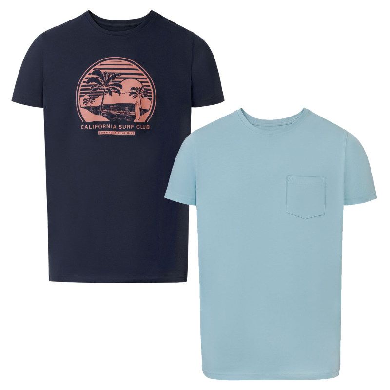تی شرت آستین کوتاه مردانه لیورجی مدل Nb2022 مجموعه دو عددی