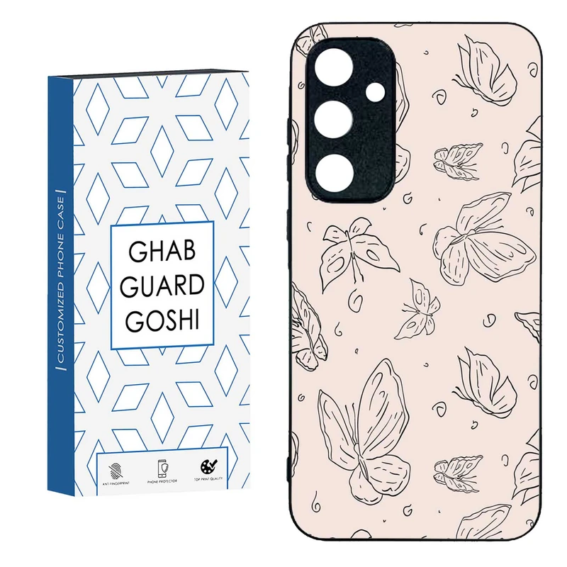 کاور قاب گارد گوشی طرح پروانه کد TPU-238 مناسب برای گوشی موبایل سامسونگ  GALAXY A35  