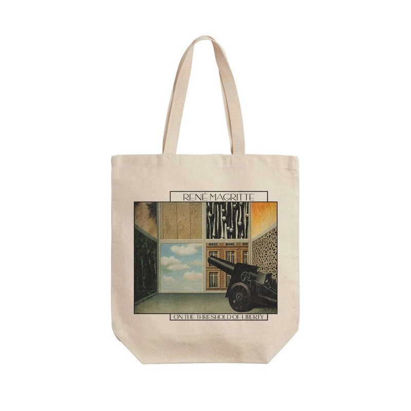 ساک خرید ترمه طراحان ایده مدل در آستانه آزادی از ماگریت کد art0405 - L