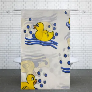 پرده حمام کد PH226 سایز 170x200 سانتی متر