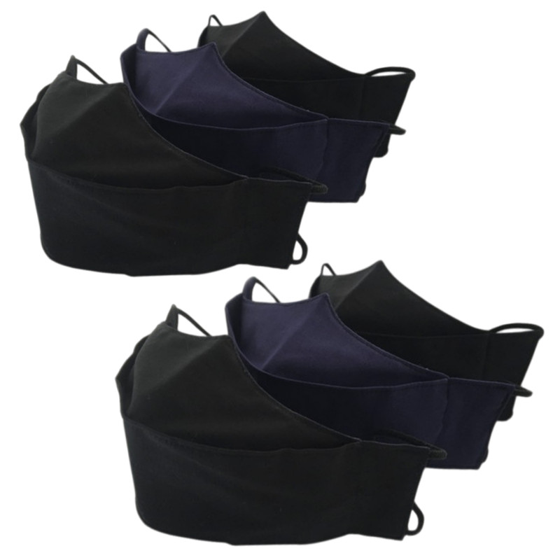 ماسک پارچه‌ای الیزاسوینگ مدل poplini_sD6  کد p6 مجموعه 6 عددی