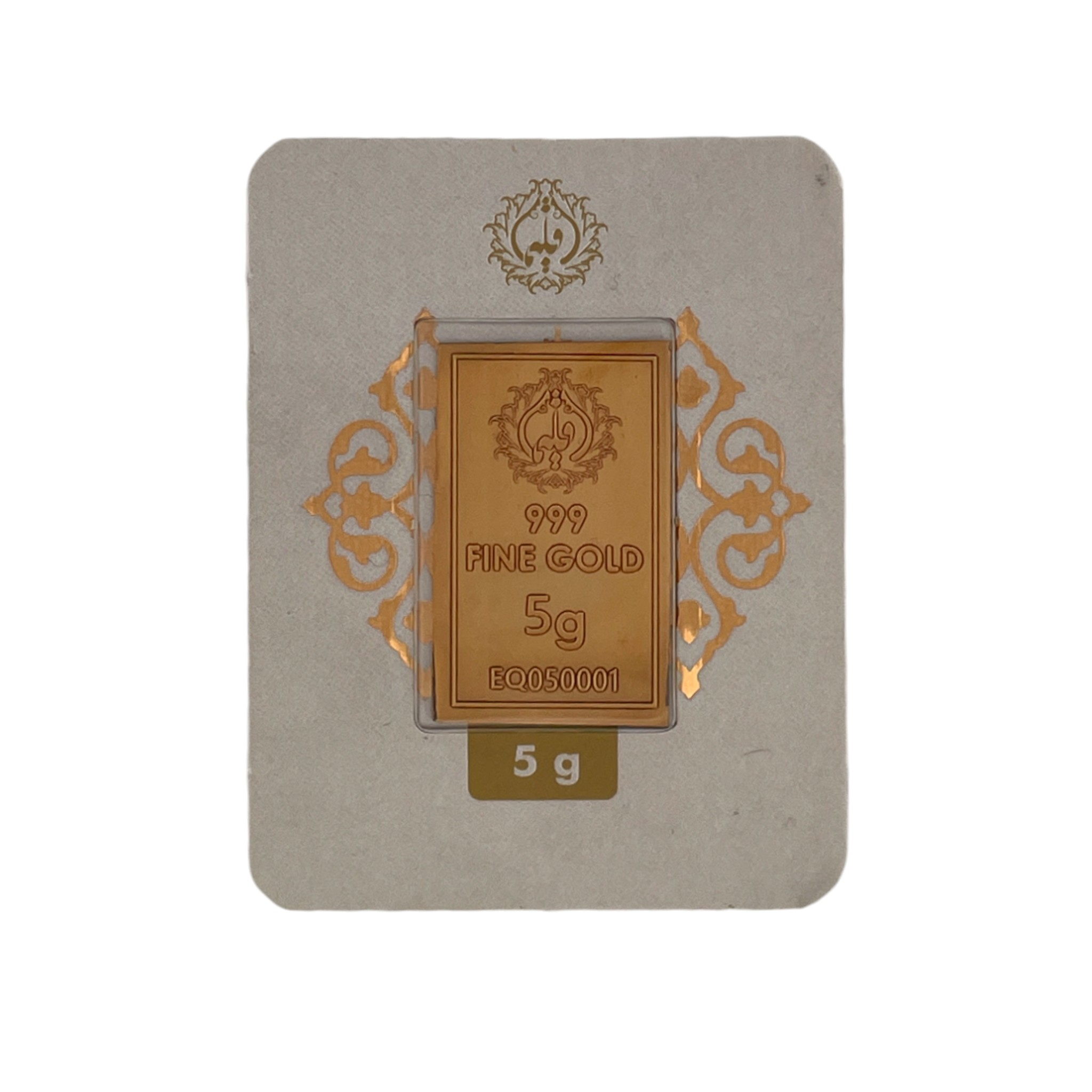 شمش طلا 24 عیار مدوپد مدل اقلیما کد EG5