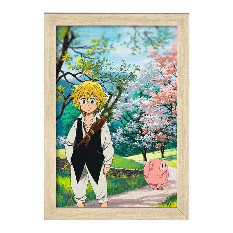 تابلو خندالو مدل ملیوداس انیمه هفت گناه کبیره  کد 17553