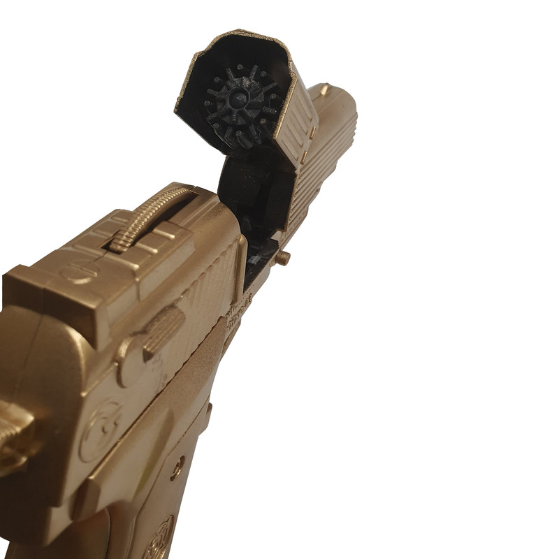 تفنگ بازی مدل gold gun