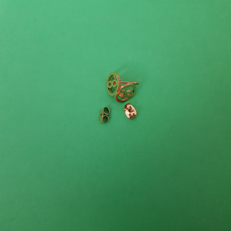 گوشواره زنانه مدل دایره بی نهایت