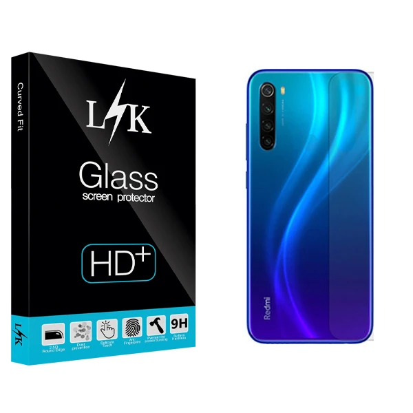 محافظ پشت گوشی ال کی مدل Hard glass مناسب برای گوشی موبایل شیائومی Redmi Note 8