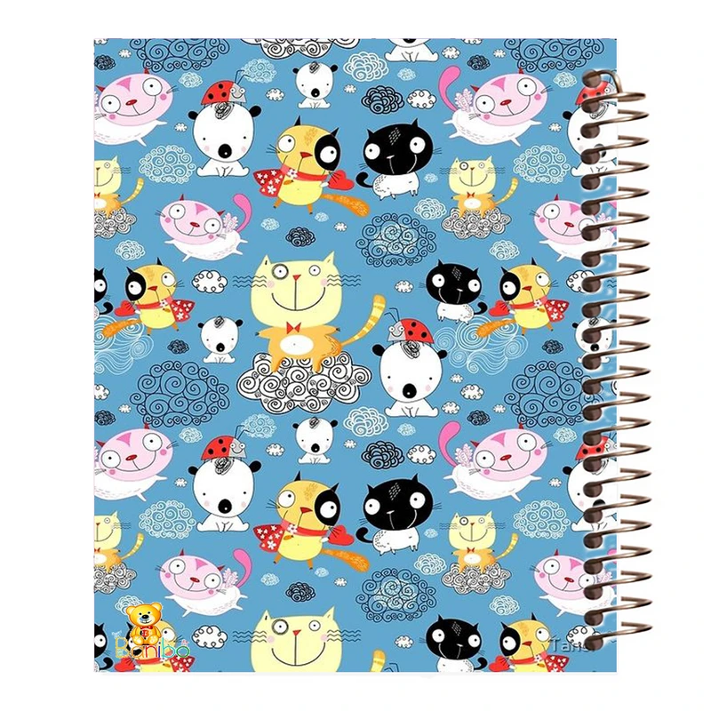 دفتر مشق 100 برگ بانیبو طرح  گربه ها کد 1069
