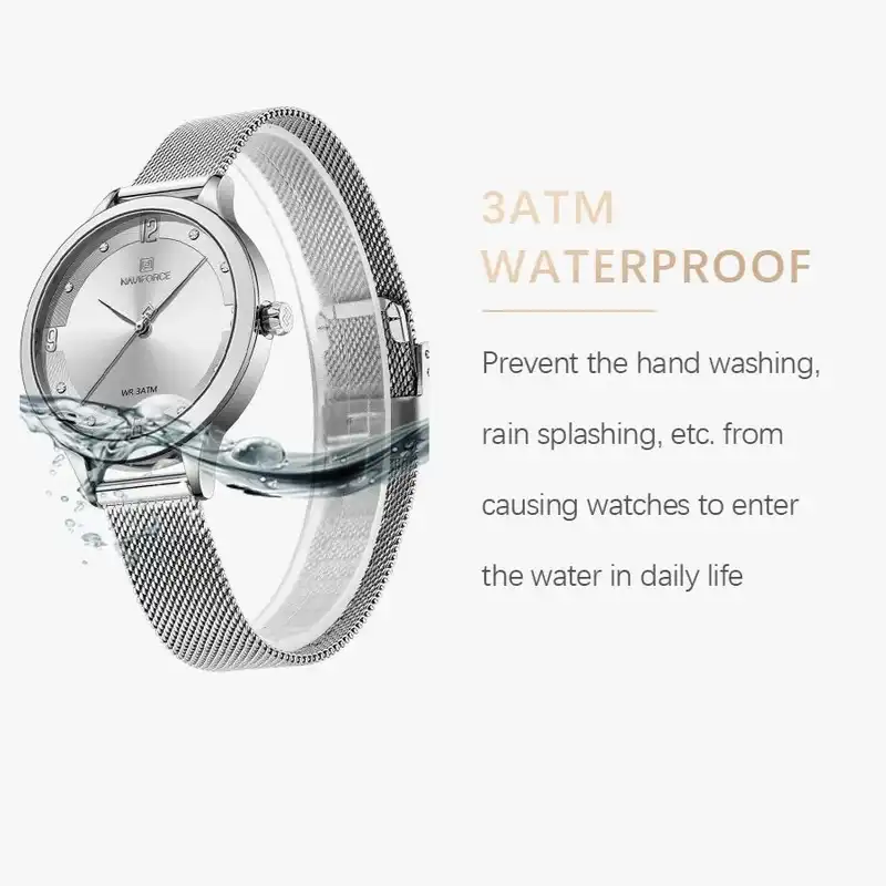 ساعت مچی عقربه ای زنانه نیوی فورس مدل NF5023