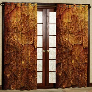 پرده مدل طرح دار هازان پانچی کد 2625 سایز 140x200 سانتی متر