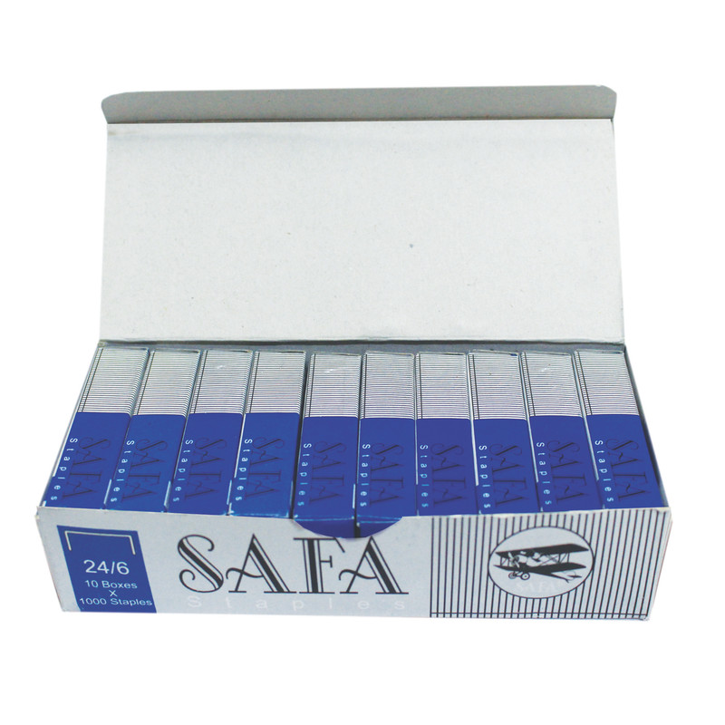 سوزن منگنه صفا بست کد 10 سایز 24/6 بسته 10000 عددی سوزن منگنه صفا بست کد 10 سایز 24/6 بسته 10000 عددی