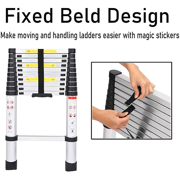 نردبان 15 پله مدل telescopic