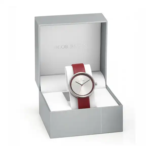 ساعت مچی عقربه ای زنانه جیکوب جنسن مدل STRATA 283