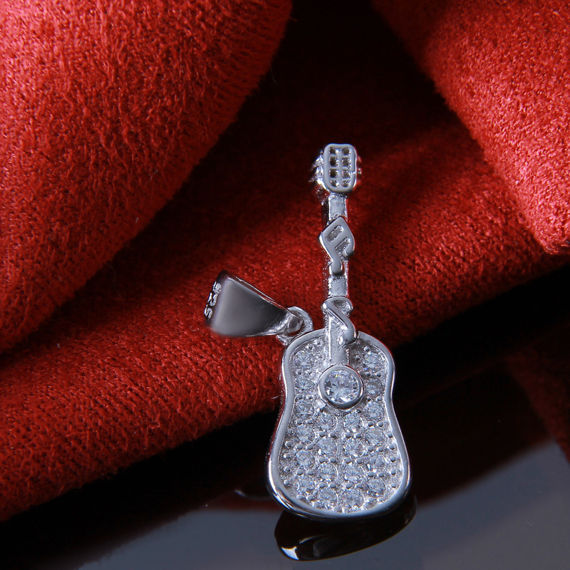 آویز گردنبند نقره زنانه بازرگانی میلادی کد PKR-111