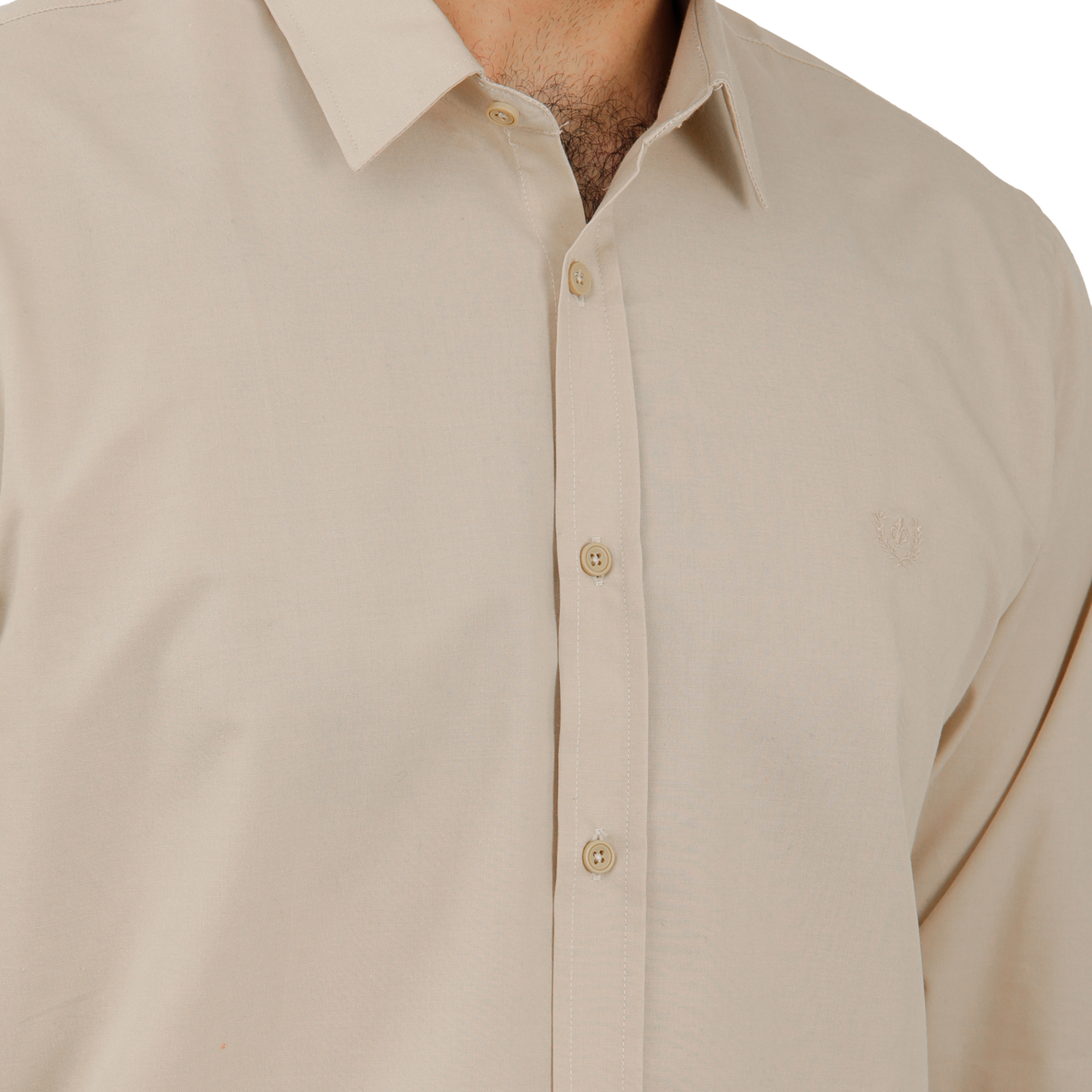 پیراهن آستین بلند مردانه پاتن جامه مدل 102721020242122 رنگ کرم -  - 4