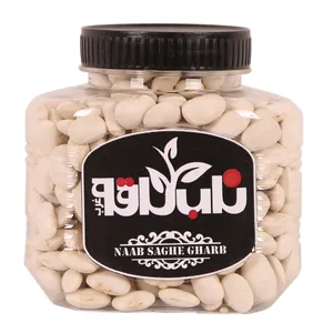 لوبیا سفید درجه یک ناب ساقه غرب - 500 گرم