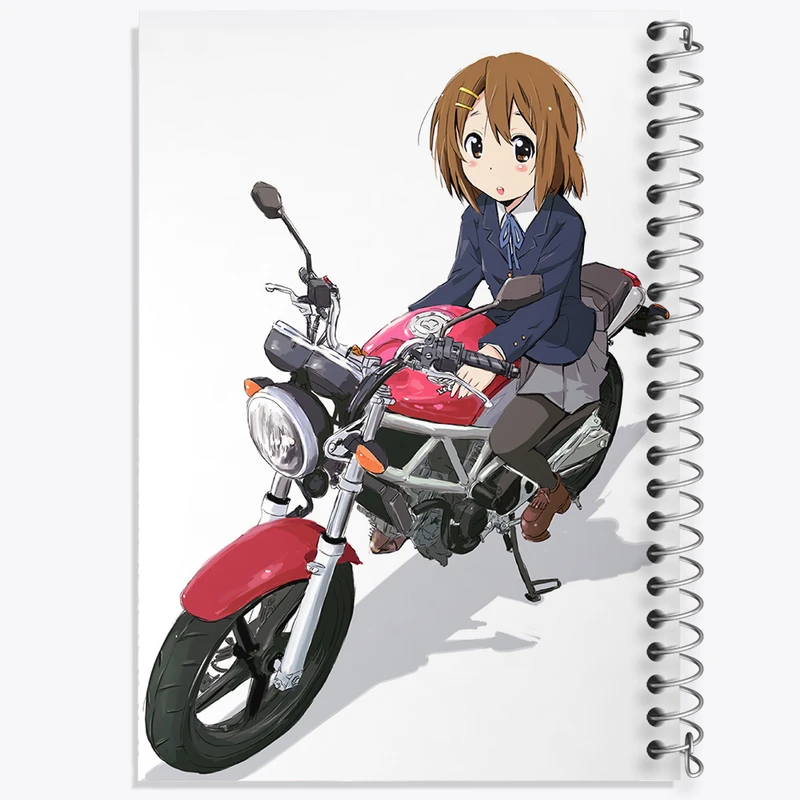 دفتر ژورنال نویسی 50 برگ خندالو مدل نقطه ای طرح یویی انیمه كي اون کد 34173