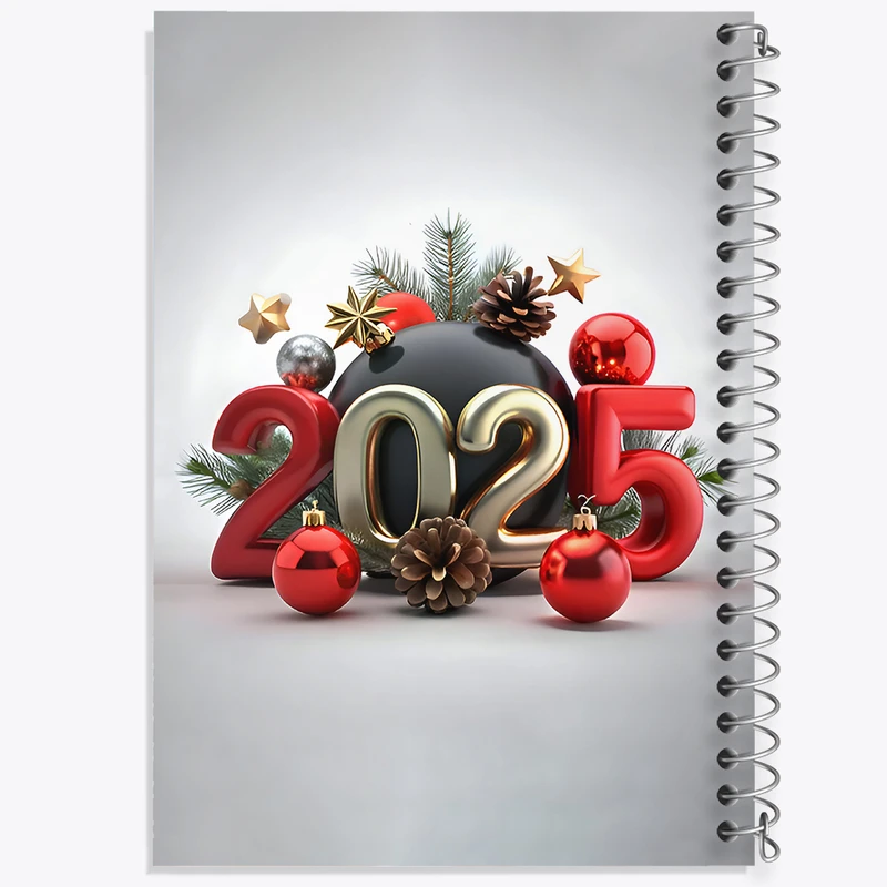 دفتر مشق 50 برگ خندالو طرح سال 2025 میلادی کد F8041