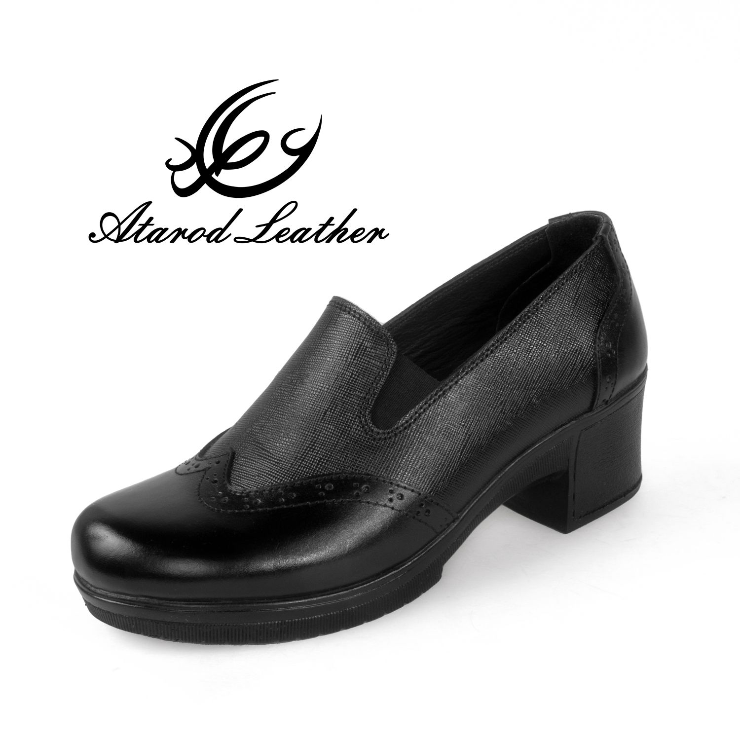 کفش زنانه چرم عطارد مدل طبی چرم طبیعی کد SH77 -  - 10