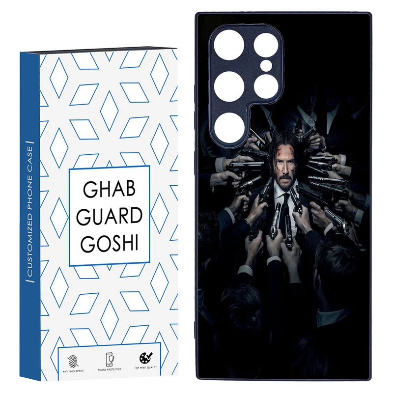 کاور قاب گارد گوشی طرح جان ویک کد TPU-219 مناسب برای گوشی موبایل سامسونگ Galaxy S24 ULTRA