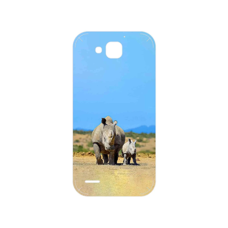 برچسب پوششی ماهوت مدل Rhino مناسب برای گوشی موبایل آنر 3X G750