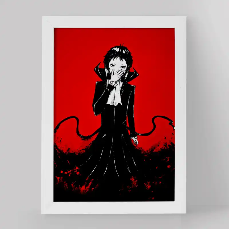 تابلو خندالو مدل آکوتاگوا انیمه سگ های ولگرد بانگو کد 15667