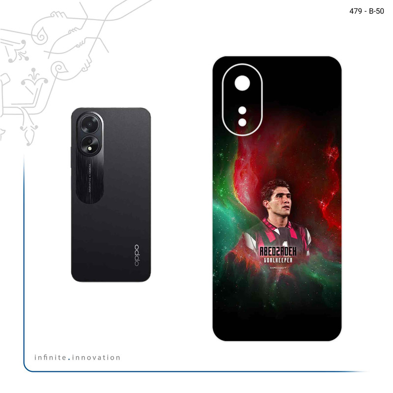 برچسب پوششی ماهوت مدل Ahmad Reza Abedzadeh مناسب برای گوشی موبایل اپو A38