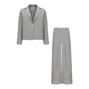 ست کت و شلوار رسمی زنانه السانا مدل میلکان کد 2471