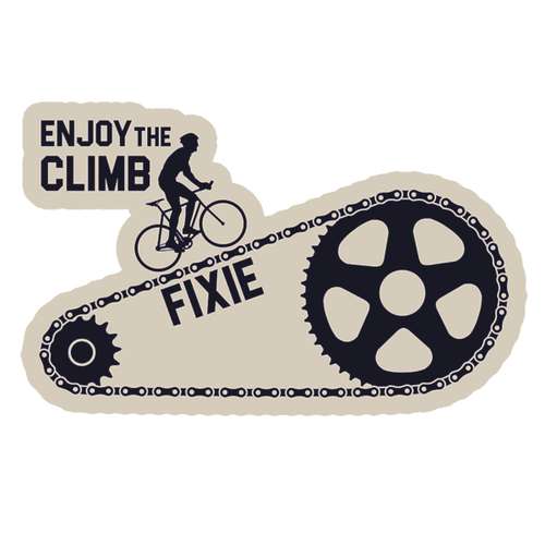 استیکر پارچه و لباس مدل دوچرخه سواری کد 23