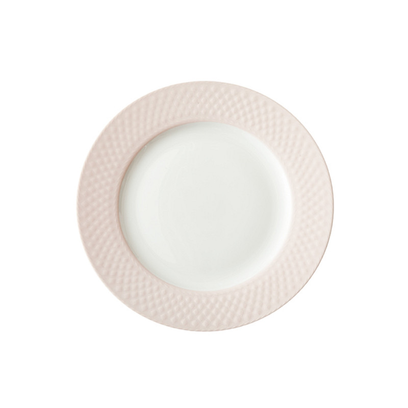 بشقاب غذاخوری چینی زرین ایران مدل رادیانس 25 آداجیو درجه یک بسته 6 عددی