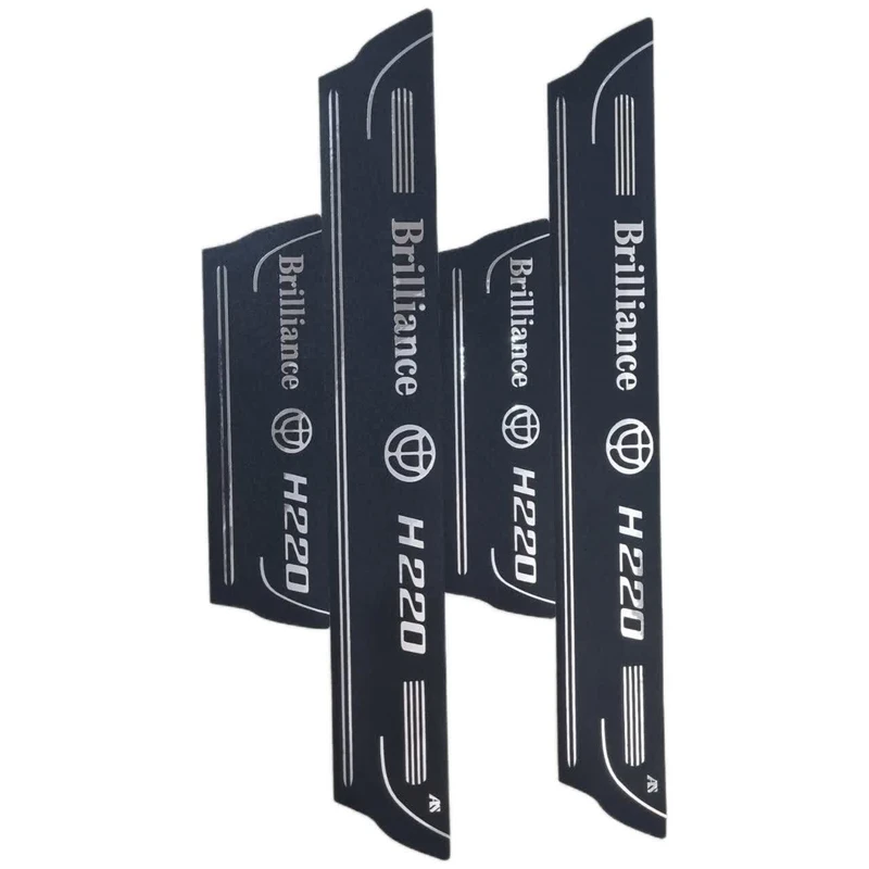 برچسب پارکابی خودرو امیران اسپرت طرح چرم کد 2025088 مناسب برای برلیانس 220 مجموعه 4 عددی
