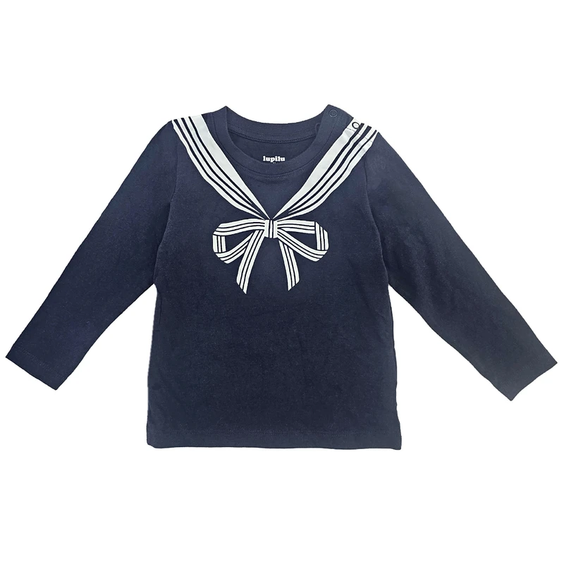 تی شرت آستین بلند دخترانه لوپیلو مدل پاپیون