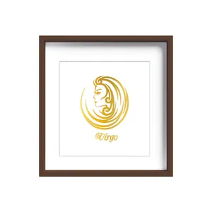 تابلو طلاکوب زرکات طرح ماه تولد شهریور مدل Virgo
