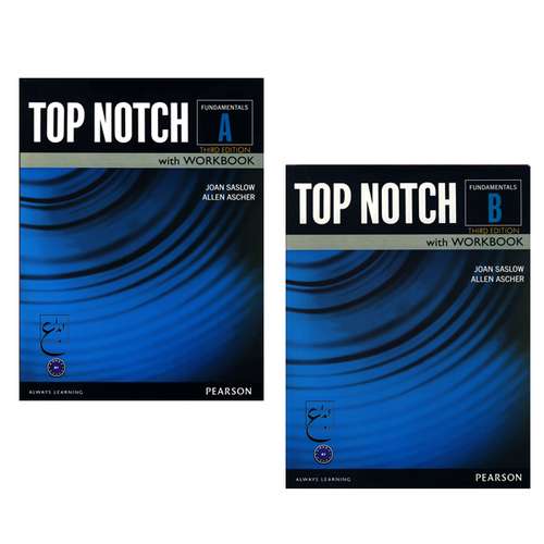 کتاب Top Notch Fundamentals A_B Third Edition اثر جمعی از نویسندگان انتشارات ابداع 2 جلدی