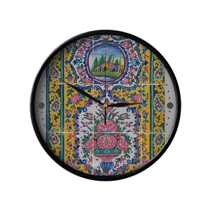 ساعت دیواری مدوپد طرح نقش تکه مدل pod00303