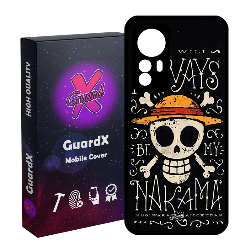 کاور گارد ایکس طرح لوفی انیمه مدل Glass10565 مناسب برای گوشی موبایل شیائومی Redmi Note 12S