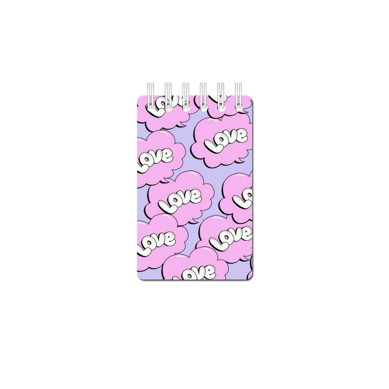 دفترچه یادداشت 50 برگ مدل love کد 129