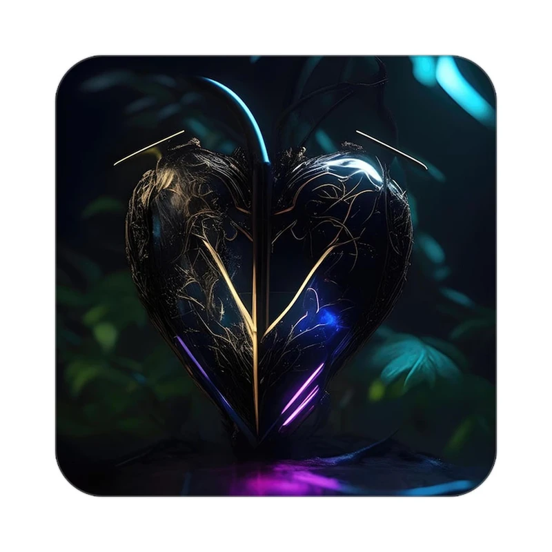 زیر لیوانی کاکتی مدل عاشقانه کد mp12198