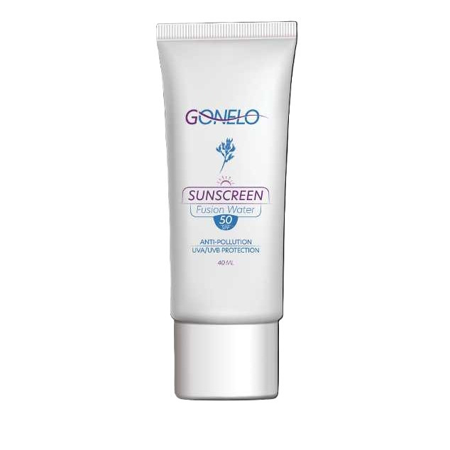 کرم ضد آفتاب بدون رنگ گونلو spf50 مدل فیوژن واتر مناسب برای انواع پوست حجم 40 میلی لیتر