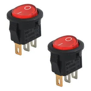 کلید راکر مدل 3 پایه KCD1-2 بسته 2 عددی