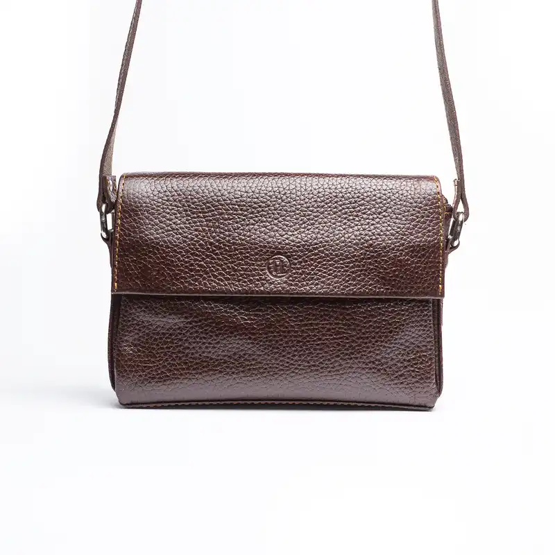 کیف رودوشی زنانه خانه چرم تبریز مدل تانو - چرم فلوتر