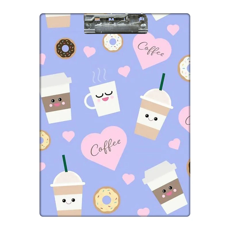 تخته شاسی طرح پترن قهوه و دونات کد 0617819 سایز A4