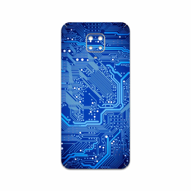 برچسب پوششی ماهوت مدل Blue Printed Circuit Board مناسب برای گوشی موبایل شیائومی Redmi Note 9 Pro