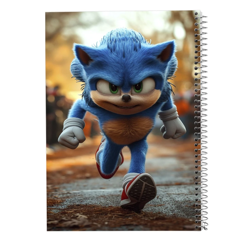 دفتر مشق 100 برگ مدوپد مدل سونیک sonic کد DF13427
