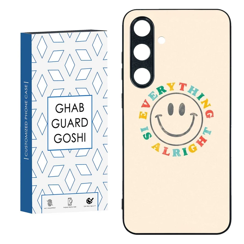کاور قاب گارد گوشی طرح خوشحال کد TPU-247 مناسب برای گوشی موبایل سامسونگ  GALAXY S24 FE  