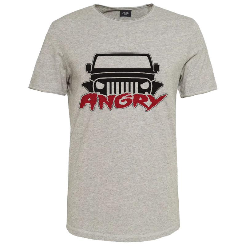 تیشرت آستین کوتاه مردانه مدل افرود کد M192 رنگ طوسی