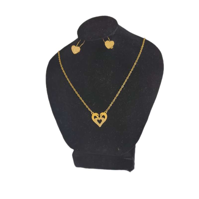 نیم ست زنانه مدل قلب دولفین nz123