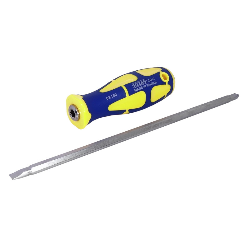 پیچ گوشتی یک سر تخت یک سر چهارسو هیزان مدل ART-HN2-BL پیچ گوشتی یک سر تخت یک سر چهارسو هیزان مدل ART-HN2-BL