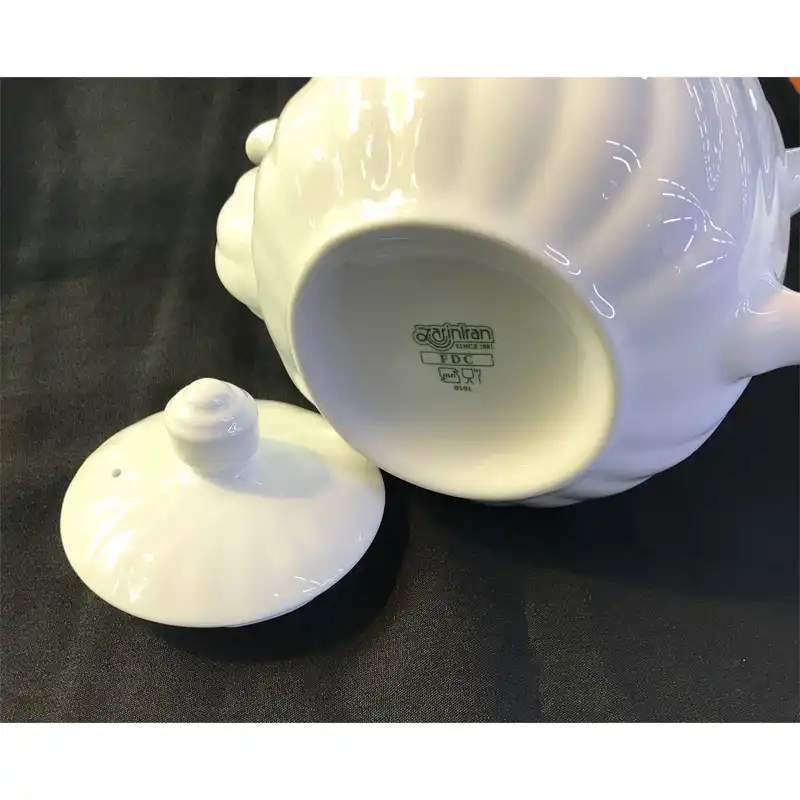 قوری چینی زرین ایران مدل سمن درجه عالي